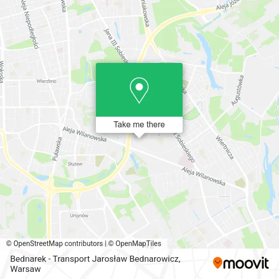 Карта Bednarek - Transport Jarosław Bednarowicz