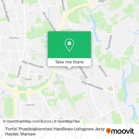 'Fortis' Przedsiębiorstwo Handlowo-Usługowe Jerzy Hayder map