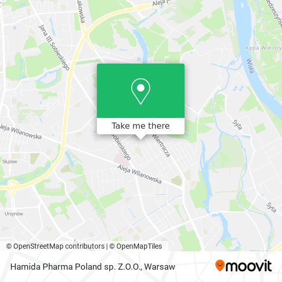 Hamida Pharma Poland sp. Z.O.O. map