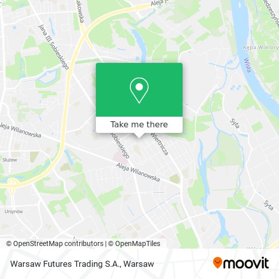 Warsaw Futures Trading S.A. map