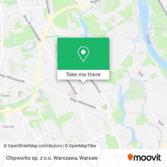 Chipworks sp. z o.o. Warszawa map