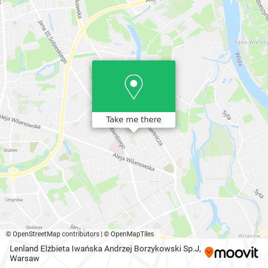 Lenland Elżbieta Iwańska Andrzej Borzykowski Sp.J map