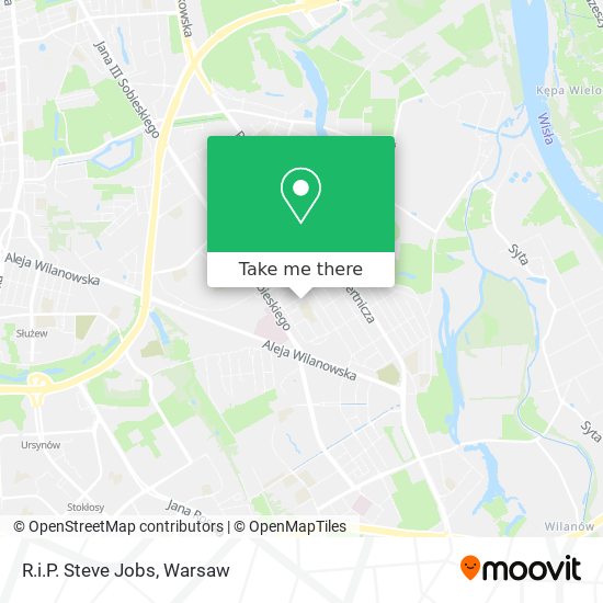 R.i.P. Steve Jobs map