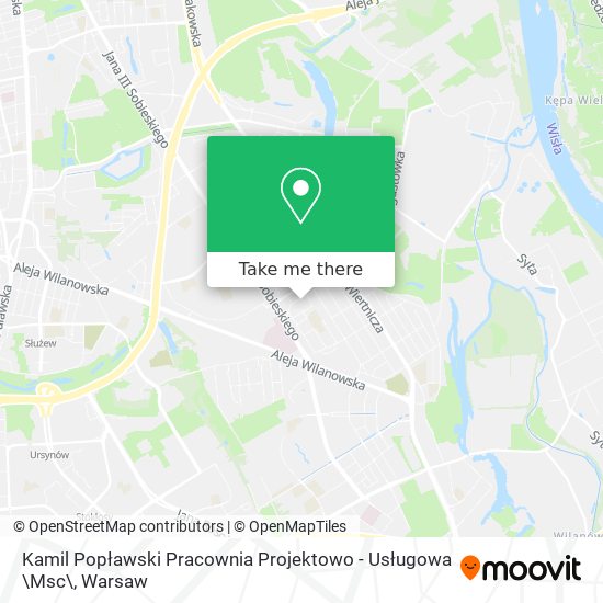 Kamil Popławski Pracownia Projektowo - Usługowa \Msc\ map