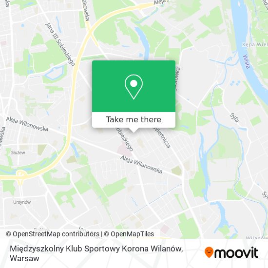 Międzyszkolny Klub Sportowy Korona Wilanów map