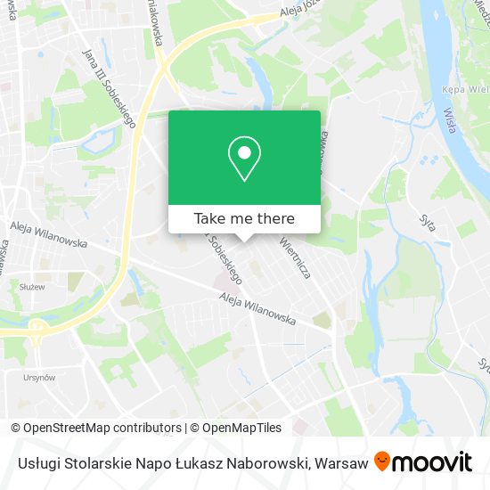 Usługi Stolarskie Napo Łukasz Naborowski map