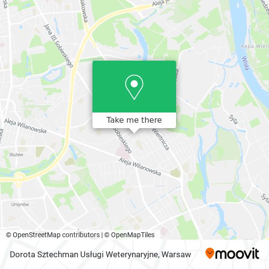 Dorota Sztechman Usługi Weterynaryjne map