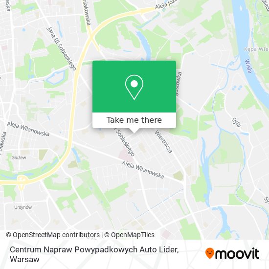 Карта Centrum Napraw Powypadkowych Auto Lider