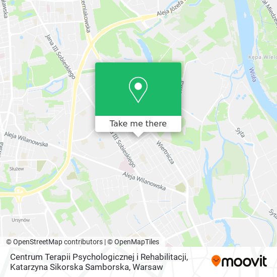 Centrum Terapii Psychologicznej i Rehabilitacji, Katarzyna Sikorska Samborska map