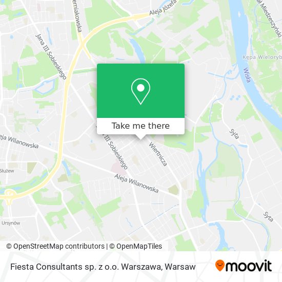 Fiesta Consultants sp. z o.o. Warszawa map