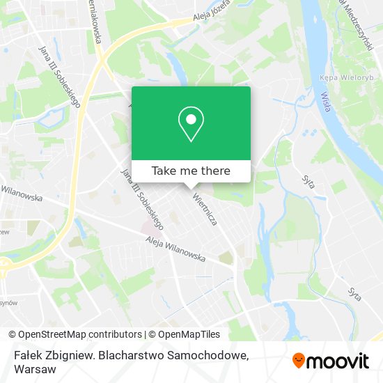 Fałek Zbigniew. Blacharstwo Samochodowe map