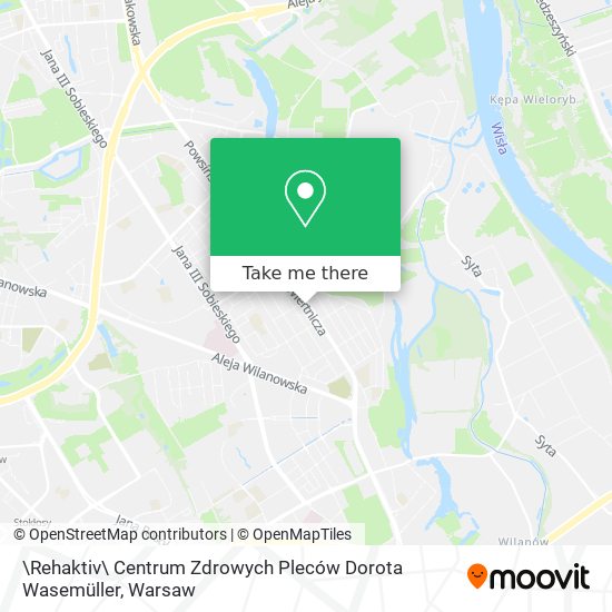 \Rehaktiv\ Centrum Zdrowych Pleców Dorota Wasemüller map