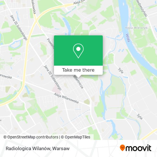 Radiologica Wilanów map