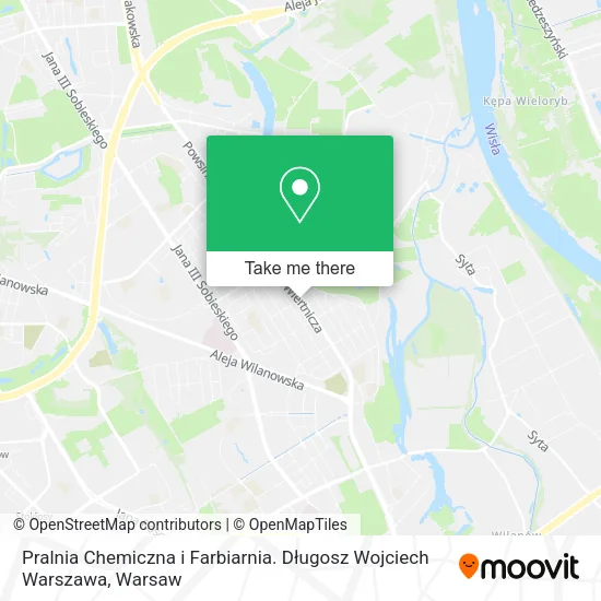 Pralnia Chemiczna i Farbiarnia. Długosz Wojciech Warszawa map