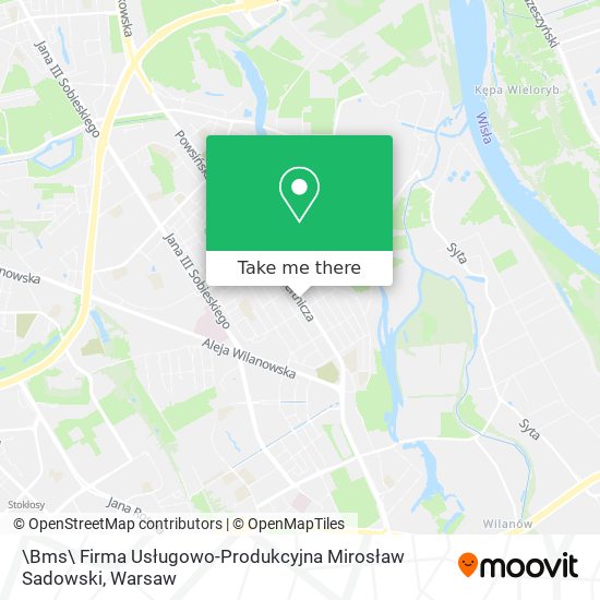 \Bms\ Firma Usługowo-Produkcyjna Mirosław Sadowski map