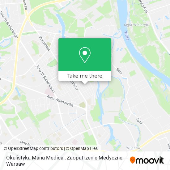 Карта Okulistyka Mana Medical, Zaopatrzenie Medyczne