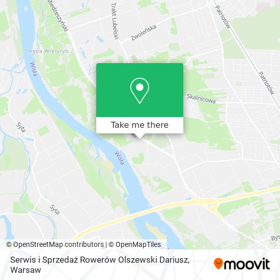 Serwis i Sprzedaż Rowerów Olszewski Dariusz map