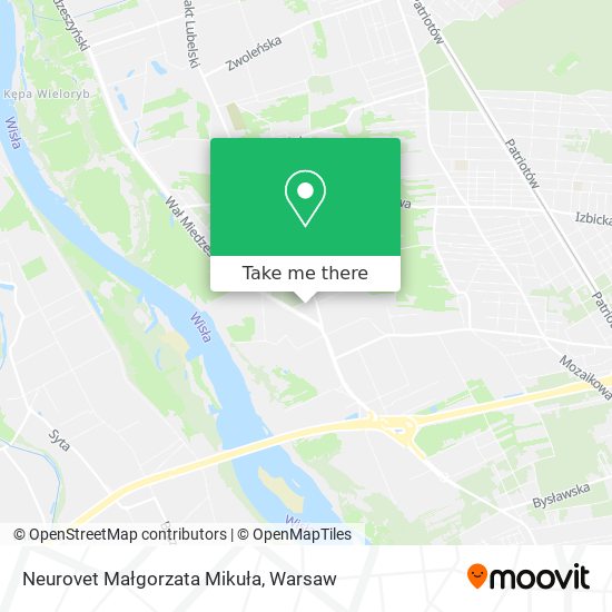 Neurovet Małgorzata Mikuła map