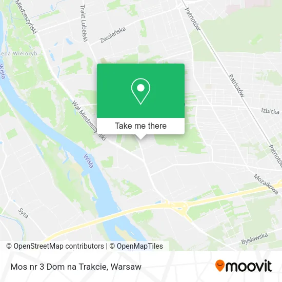 Mos nr 3 Dom na Trakcie map