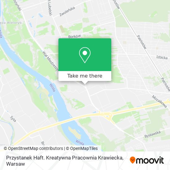 Przystanek Haft. Kreatywna Pracownia Krawiecka map