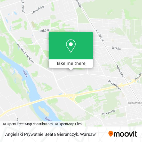 Angielski Prywatnie Beata Gierańczyk map