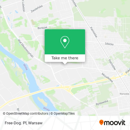 Free-Dog. Pl map