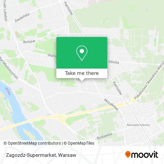 Zagozdz-Supermarket map