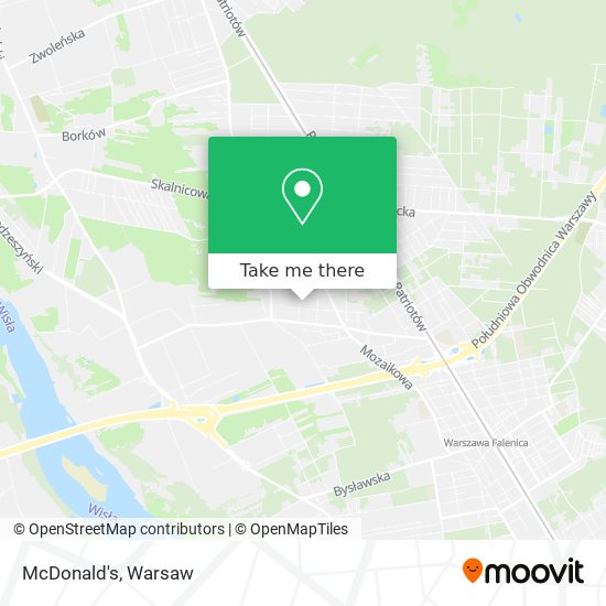 McDonald's map