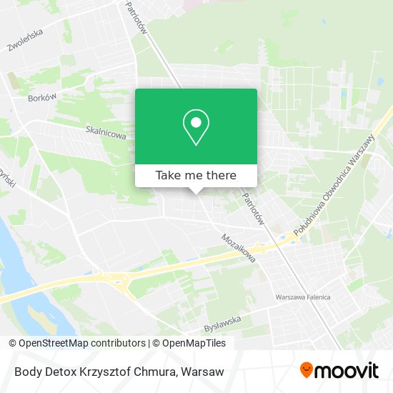 Body Detox Krzysztof Chmura map