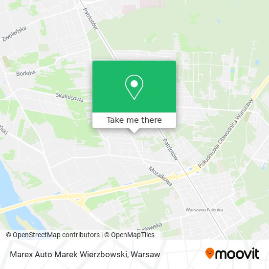 Marex Auto Marek Wierzbowski map