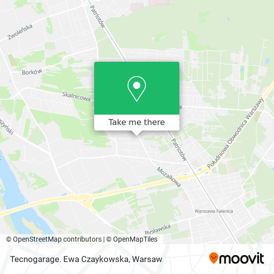 Tecnogarage. Ewa Czaykowska map