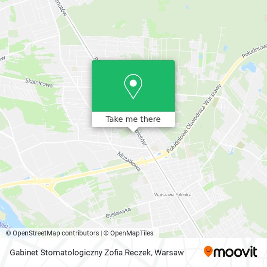 Gabinet Stomatologiczny Zofia Reczek map