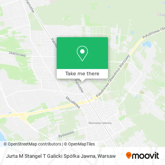 Карта Jurta M Stangel T Galicki Spółka Jawna