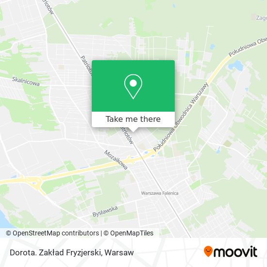 Dorota. Zakład Fryzjerski map