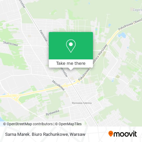 Sarna Marek. Biuro Rachunkowe map