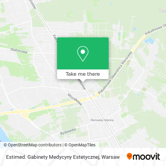 Карта Estimed. Gabinety Medycyny Estetycznej