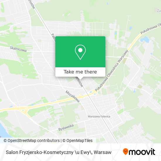 Salon Fryzjersko-Kosmetyczny \u Ewy\ map