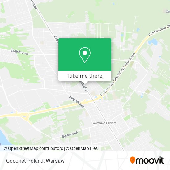 Coconet Poland map