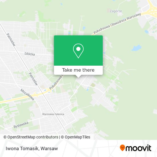 Iwona Tomasik map