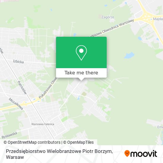 Przedsiębiorstwo Wielobranżowe Piotr Borzym map