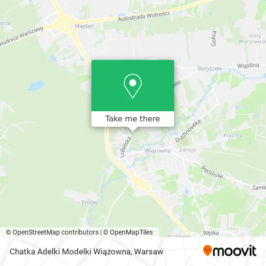 Карта Chatka Adelki Modelki Wiązowna