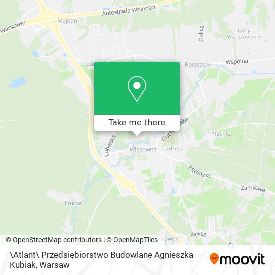 \Atlant\ Przedsiębiorstwo Budowlane Agnieszka Kubiak map