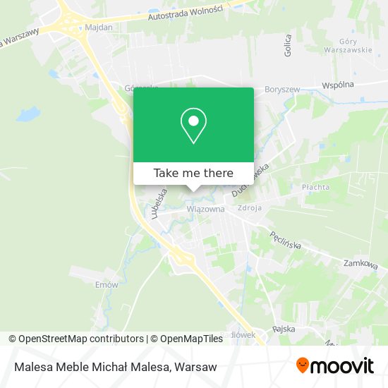 Malesa Meble Michał Malesa map