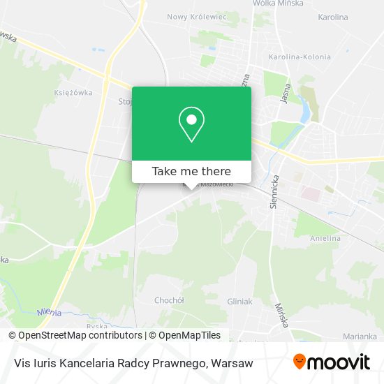 Vis Iuris Kancelaria Radcy Prawnego map