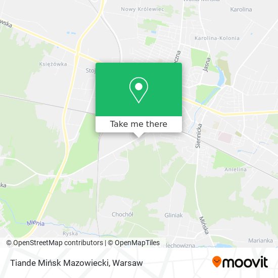 Tiande Mińsk Mazowiecki map