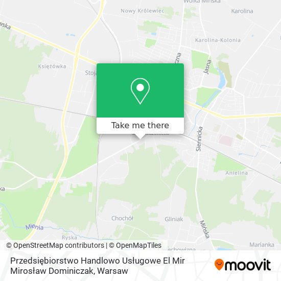 Przedsiębiorstwo Handlowo Usługowe El Mir Mirosław Dominiczak map