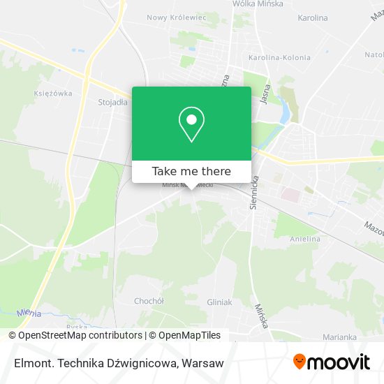 Elmont. Technika Dźwignicowa map