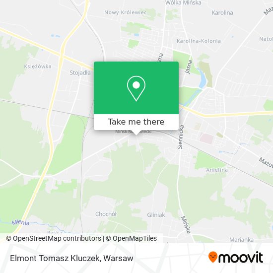 Elmont Tomasz Kluczek map