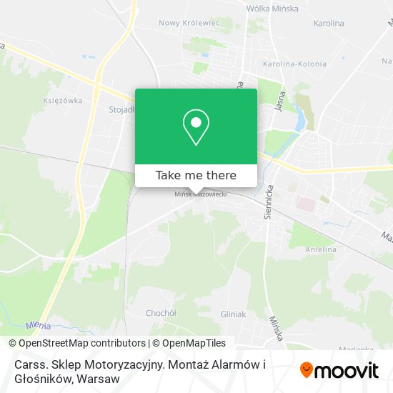 Carss. Sklep Motoryzacyjny. Montaż Alarmów i Głośników map