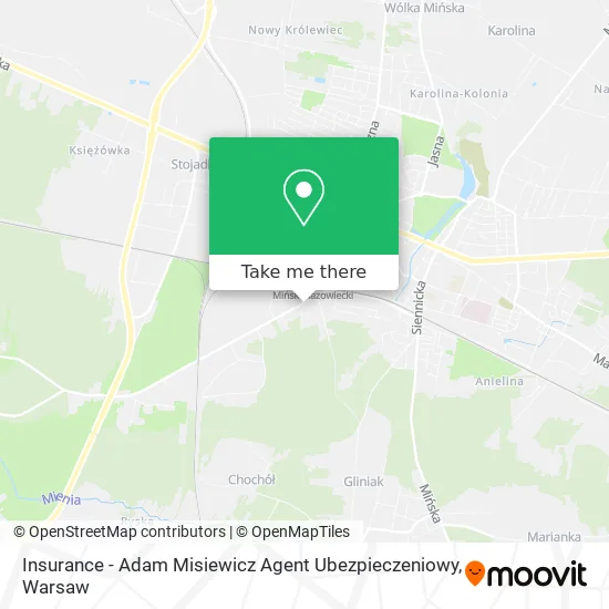 Карта Insurance - Adam Misiewicz Agent Ubezpieczeniowy